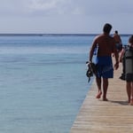 Départ pour la plongée