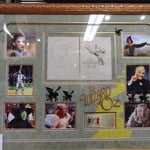 Photos dédicacées par les acteurs du Magicien d'oz. 12 000$