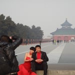 Le couple de mariés