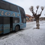 Arrêt pendant les nombreuses heures de bus
