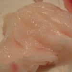 Le morceau de graisse, de plus près