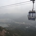 Le téléphérique du Giant Buddha