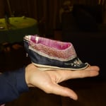 Le chausson de l'image précédente, dont Mimi a hérité