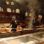 Le restaurant de ce soir, au comptoir