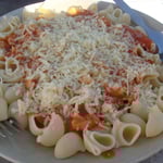 Macaroni with cheese, pendant le trek