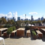 La vue depuis le rooftop de notre guesthouse