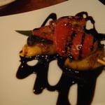 Fois gras, fraise, et vinaigre balsamique