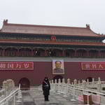 L'entrée de la Cité Interdite, sur la place Tian Anmen