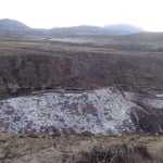 Las Salinas, vues de haut