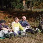 Landschaftspflege: Brotzeitpause