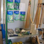 Handschuhe, Spanngurte, Klebeband etc.