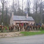 Première pause pic nic à la hutte
