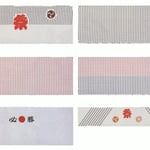 【手拭】 ■長さ90cm一反10本取り ■子供：75cm