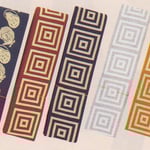 【染角帯】 ■素　材：綿100% ■サイズ：長さ4m／巾8.4cm