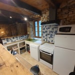 la cuisine ouverte sur le salon 