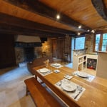 vielle table pour repas 