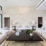 Dorado Beach Resort Luxury Housing; Gypsum board walls, ceilings and fascias and textural finishes