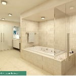 Cosmopolitan Building, Interior Work: Gypsum Board Walls, Ceilings, Facias, ACT Ceilings, Metal Cladding, Vinyl Flooring, Wood Finish, Architectural Ceilings