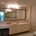 Cosmopolitan Building, Interior Work: Gypsum Board Walls, Ceilings, Facias, ACT Ceilings, Metal Cladding, Vinyl Flooring, Wood Finish, Architectural Ceilings