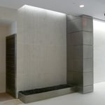 Cosmopolitan Building, Interior Work: Gypsum Board Walls, Ceilings, Facias, ACT Ceilings, Metal Cladding, Vinyl Flooring, Wood Finish, Architectural Ceilings