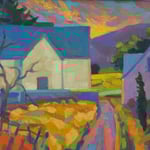 Al Gury, "Pennsylvania Farm", 16" x 20", oil on panel