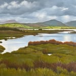 Eliza Auth, “On the Road to Malin”, 24" x 36", oil on canvas