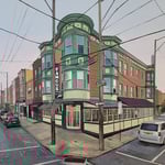 Shushana Rucker, "Famous Deli", 16” x 20”, oil on panel