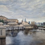 Shushana Rucker, "Classical Drama", 36” x 48”, oil on panel