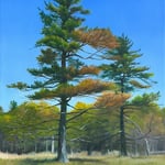 Eliza Auth, “Survivors of the Fire”, 14" x 11", oil on canvas