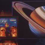 Fred Danziger, "Pinball Beyond Saturn", 60" x 66", oil