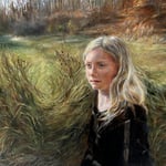 Lauren Tilden, "Annunciation", 18" x 24", oil on panel