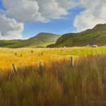 Eliza Auth, “The Green and the Gold”, 11" x 14", oil on canvas