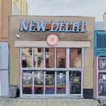 Shushana Rucker, "West Philly Staple", 4” x 4”, oil on panel