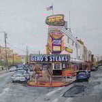 Shushana Rucker, "Tourist Trap", 6” x 6”, oil on panel