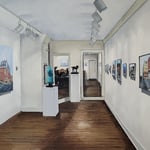 Shushana Rucker, "Inspiration Coming to Light", 14” x 18”, oil on panel