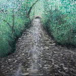 Gregory Prestegord, "Impressions of Nature", 60” x 60”, oil on canvas