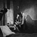 Rick Buttari, "Man Pouring Water", 14" x 17", charcoal on paper