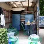 Innenansicht von unserem Feuerwehrauto