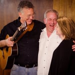 Leslie with Seth Connelly and Tom Irving (photo by Steve Ide)