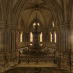 Das mittelalterliche Brunnenhaus, nach einem Brand erst 1886 wieder aufgebaut.