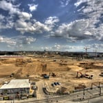 7. Juli 2010: Ein Blick auf das völlig geräumte Areal, auf dem der heutige Hauptbahnhof entstanden ist…