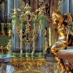 Blick auf die Johann Hencke-Orgel