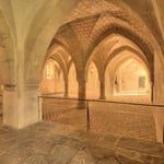 Dieser Raum diente im Mittelalter den Fratres, also den Brüdern, als Arbeitsraum.