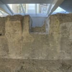 Blick von dem »Alten Kloster« auf die Nordseite der »neuen« Stiftskirche.