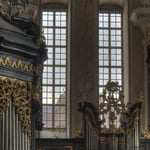 Detail der Hradetzky-Orgel in der Stiftskirche