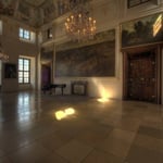 Fest- oder Altmannisaal mit einem Deckenfresco der Gebrüder Byß um 1731