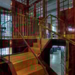 Looshaus Wien: Stiegen in eine Zwischenetage