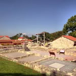 Carnuntum Petronell: Grundmauern eines Handwerkerhauses