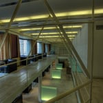 Looshaus Wien: Schneiderei, in der ehemals die Tuchrballen abgerollt