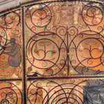 Grabmal der Katharina von Loxan, unterhalb der Treppe zur »Silbernen Kapelle«